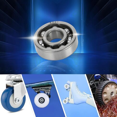 ACROPIX 63/32 Deep Groove Ball Bearings P6 32x75x20mm Lubricated Bearings Open Type Silver Tone Scooter Skateboard Wheel in Saudi Arabia
