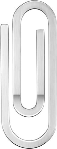 Stainless Steel Money Clip Slim Silver Cash Holder for Men and Women 2.56 X 0.98 X 0.08 Inch Ideal for Home and Everyday Use in Saudi Arabia