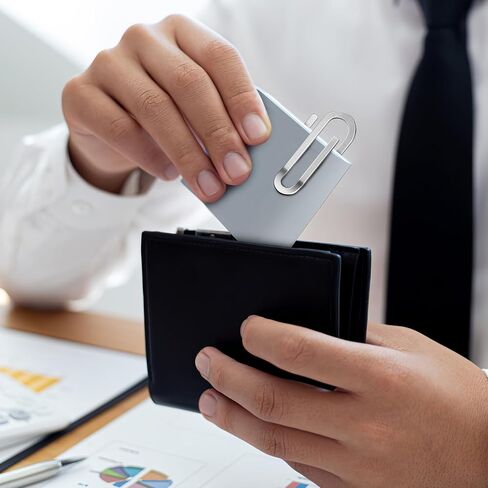 Stainless Steel Money Clip Slim Silver Cash Holder for Men and Women 2.56 X 0.98 X 0.08 Inch Ideal for Home and Everyday Use in Saudi Arabia