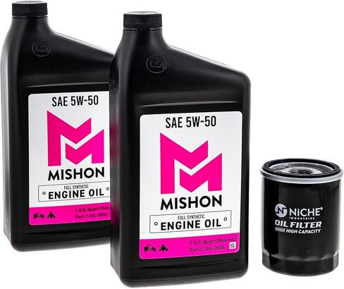 Mishon Engine Oil Change Kit لـ Polaris Ranger 800 700 RZR 570 XP Trail Sportsman 600 Trail Trail-Synthetic in Kuwait