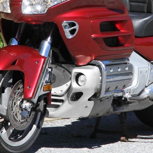 TCT-Motorparts محرك Chrome Cover Front Cowl Fairing Fits for Honda Goldwing GL1800 ABS 2001-2011 in Saudi Arabia