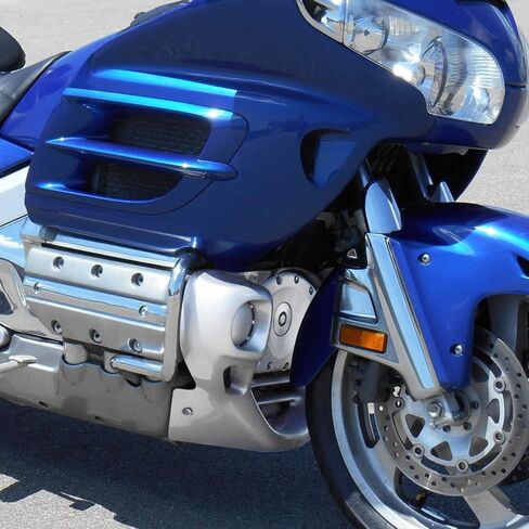 TCT-Motorparts محرك Chrome Cover Front Cowl Fairing Fits for Honda Goldwing GL1800 ABS 2001-2011 in Saudi Arabia