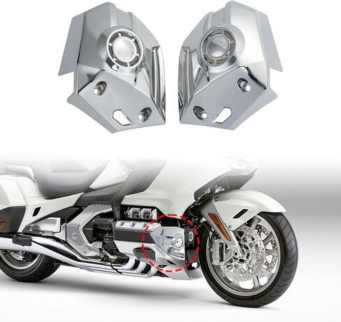 TCT-MOTORPARTS Chrome Left right Lower Cowl Cover Fits for Honda Goldwing 1800 GL1800 1800 2018-2025 in Saudi Arabia