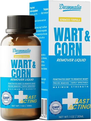 Fast-Acting Wart Corn Remover Freeze Off for Feet, Salicylic Acid Wart Remover for Men Women, Foot Hand Corns Removal for Plantar Genital Common Flat Wart, Callus 1 Oz in Saudi Arabia