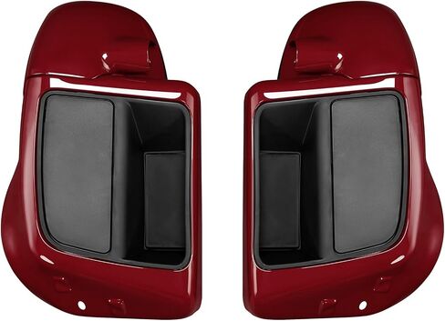 HR3 Color-Matched Billiard Red/Vivid Black Air-cooled Fairing Lowers Compatible with 2021 Road Glide Special FLTRXS (Replace for OEM) in Saudi Arabia