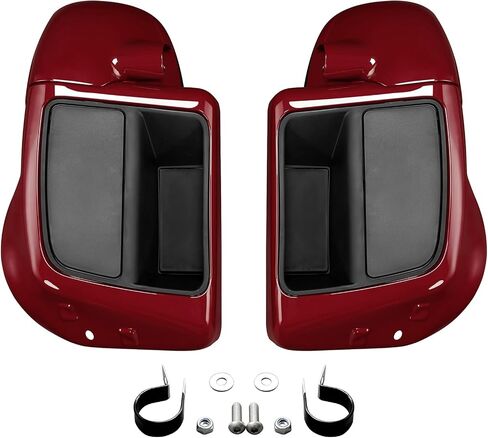 HR3 Color-Matched Billiard Red/Vivid Black Air-cooled Fairing Lowers Compatible with 2021 Road Glide Special FLTRXS (Replace for OEM) in Saudi Arabia
