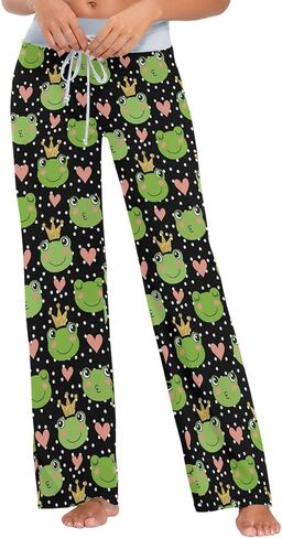 Naanle Women's Trendy Funder Pattern Girls Comfy Casual Pajama Pants كبير صالة Yoga Lounge و Sleep in Kuwait