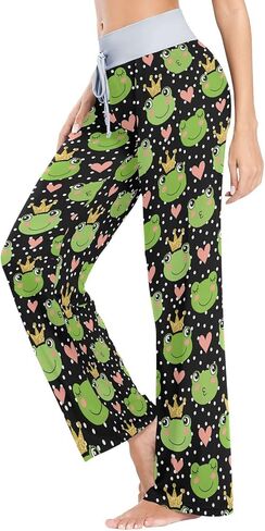 Naanle Women's Trendy Funder Pattern Girls Comfy Casual Pajama Pants كبير صالة Yoga Lounge و Sleep in Kuwait