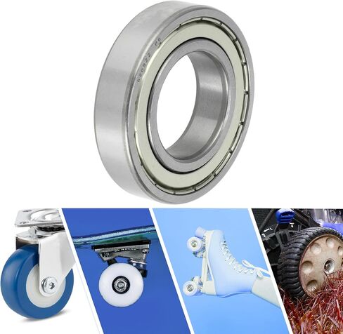 ACROPIX 6215ZZ Deep Groove Ball Bearings P0 75x130x25mm Lubricated Bearings Double Metal Seal Silver Tone Scooter Skateboard Wheel in Saudi Arabia