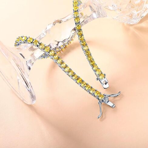 سوار التنس الكلاسيكي للنساء - 3 مم مكعب من الزركونيا تنس تنس المجوهرات هدايا عيد ميلاد لزوجة أمي - 6.5 "7.0" 7.5 " in Kuwait