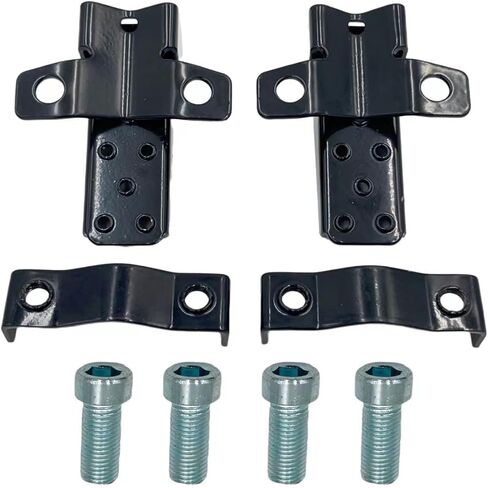 أوتاد قدم دراجة نارية 2pcs ، إطار دراجة نارية أنيقة للمعادن القابلة للطي الدراجة (أسود) in Kuwait