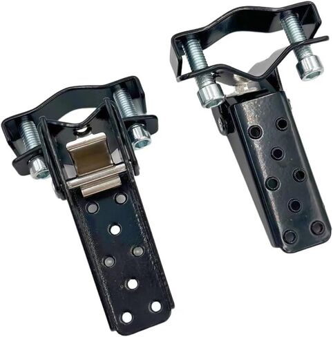 أوتاد قدم دراجة نارية 2pcs ، إطار دراجة نارية أنيقة للمعادن القابلة للطي الدراجة (أسود) in Kuwait