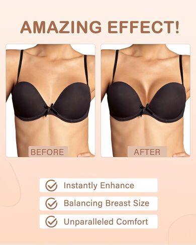 Super Thick Bra Pads Inserts for Push Up, Bra Pads Breast Enhancers Add 1-2 Cups for Women Dresses, Swimsuits, Sport in Saudi Arabia