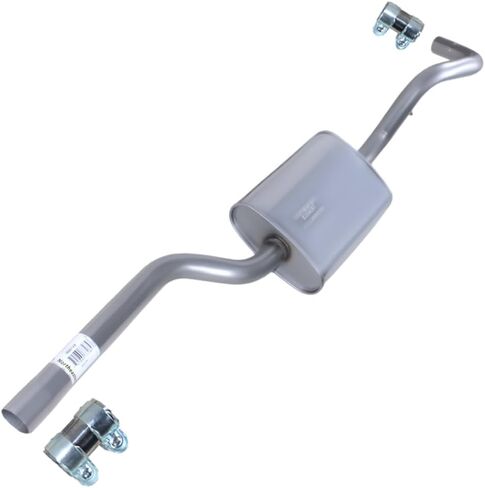 Northeastern Exhaust | Stainless Steel Rear Exhaust Resonator Pipe Compatible for Ford Escape 2013-2016 1.6L | Free Sleeves Included | Automotive Replacement Part in Saudi Arabia