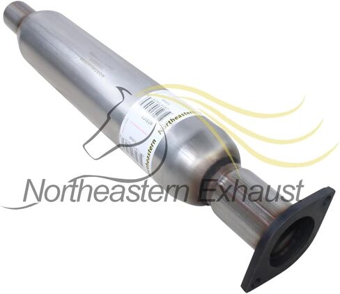 Northeastern Exhaust | Stainless Steel Exhaust Resonator Pipe Compatible for Chevrolet Impala 2006-2011 & Chevrolet Monte Carlo 2006-2007 3.5L | Includes Gasket, Clamp, and Bolts & Nuts in Saudi Arabia