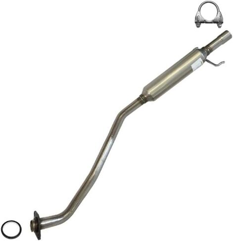 Northeastern Exhaust | Stainless Steel Resonator Pipe Compatible for Pontiac Vibe 2005-2008 | Corolla 2005-2008 | Matrix 2005-2008- 1.8L | Free Gasket and Clamp Included | Automotive Replacement Part in Saudi Arabia