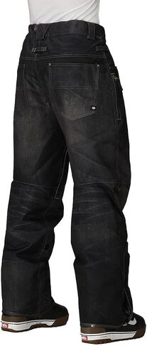 686 Men's Deconstructed Denim Pant - Insulated Ski Pants for Snow and Winter, Water and Weather Resistant in Saudi Arabia