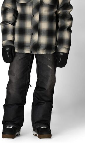 686 Men's Deconstructed Denim Pant - Insulated Ski Pants for Snow and Winter, Water and Weather Resistant in Saudi Arabia