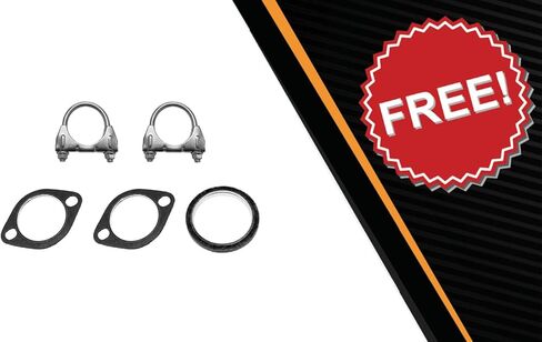 Exhaust Resonator Y-Pipe Compatible for 2006-2009 Subaru Legacy 2.5L | Stainless Steel | Northeastern Exhaust | Free Gaskets and Clamps Included | Automotive Replacement Part in Saudi Arabia