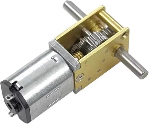 N20-1218 DC GEAR MOTOR ، علبة تروس الدودة المعدنية ، 3V-12V ، عمود واحد/مزدوج/طويل ، نطاق سرعة 4-381 دورة في الدقيقة ، عزم الدوران العالي (17RPM-68RPM عمود طويل) in Saudi Arabia