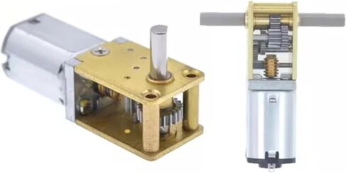 N20-1218 DC GEAR MOTOR ، علبة تروس الدودة المعدنية ، 3V-12V ، عمود واحد/مزدوج/طويل ، نطاق سرعة 4-381 دورة في الدقيقة ، عزم الدوران العالي (17RPM-68RPM عمود طويل) in Saudi Arabia