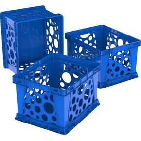 Storex Premium File Crate with Handle Cutouts – Letter and Legal Document and Folder Storage, Classroom Purple, 1-Pack (61464A03C) in Kuwait