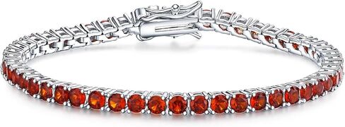 سوار التنس الكلاسيكي للنساء - 3 مم مكعب من الزركونيا تنس تنس المجوهرات هدايا عيد ميلاد لزوجة أمي - 6.5 "7.0" 7.5 " in Kuwait