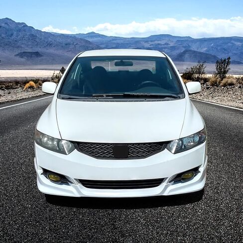 FreeMotor802 Front Pumper Lip Splitter Fits 2009-2011 Honda Civic Coupe ، HF-P Style Black PU 1PC Air Dam Can Soilder Underbody Front Lip Spofstor in Saudi Arabia