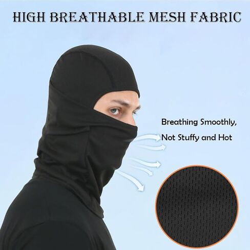 Lightweight Ski Mask for Men and Women - Versatile Summer Balaclava Face Mask with UV in Saudi Arabia