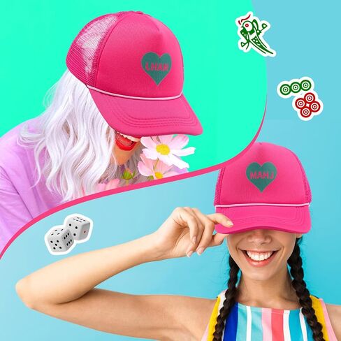 Syhood Mahjong Gift Baseball Hat Adjustable Mahjong Baseball Cap Funny Cap for Men Women, Ideal Gift for Christmas, Friend Birthday, Daily Wear in Saudi Arabia