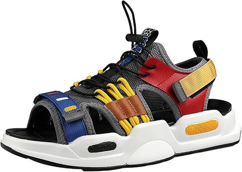 Niepce Inc Streetwear Open Toe Men's Summer Adjustable Outdoor Sandals in Saudi Arabia