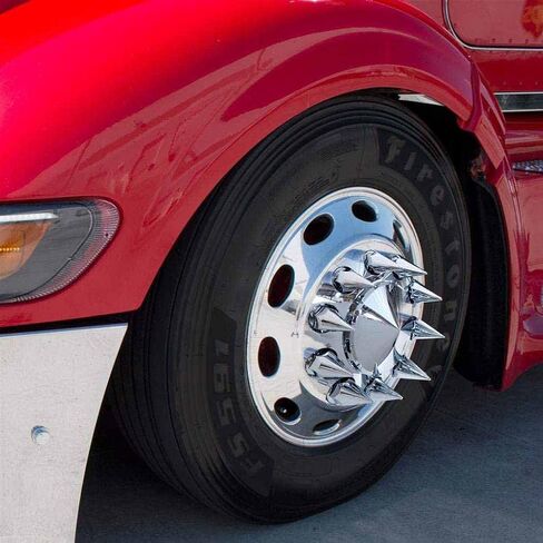 عزم الدوران 10 أجهزة كمبيوتر من أغطية الجوز المسمار المسمار 33 ملم على فولفو وبيتربيلت و Kenworth & Mack & Freightliner (Cascadia ، Columbia ، M2 ، FLD) Semi Trucks (TR10570) in Kuwait