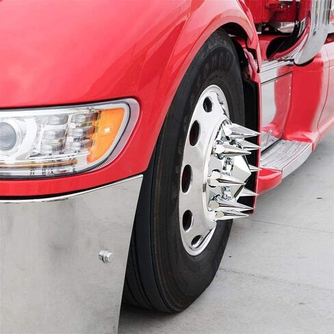 عزم الدوران 10 أجهزة كمبيوتر من أغطية الجوز المسمار المسمار 33 ملم على فولفو وبيتربيلت و Kenworth & Mack & Freightliner (Cascadia ، Columbia ، M2 ، FLD) Semi Trucks (TR10570) in Kuwait