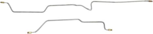 Inline Tube Compatible with 1997-06 Jeep Wrangler TJ Non-ABS 3/16" Rear Axle Brake Lines 2pc, OE Steel in Saudi Arabia
