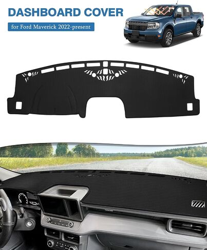 غطاء لوحة القيادة FIILINES مناسب لسيارة Toyota Highlander 2020 2021 2022 2023 (يتناسب مع العرض أو بدونه) غطاء حصيرة لوحة القيادة واقي من الشمس مانع للانزلاق بدون وهج in Saudi Arabia