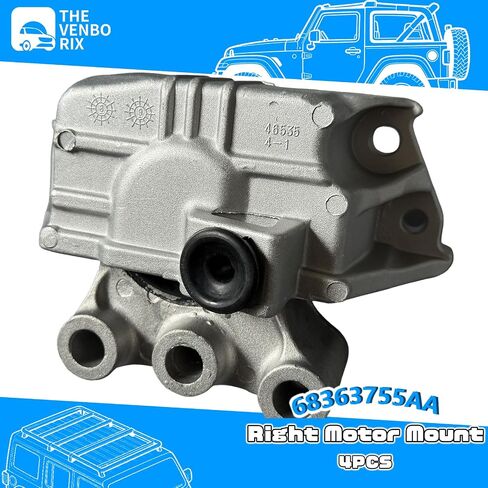 Engine Mounts & Transmission Mount 4PCS Fit for Jeep Renegade 2015 2016 2017 2018 2019 2020 & Fiat 500X 2016-2018 OE Num: 68363996AA, 68363755AA, 68258599AA, 68363756AA Venborix Drive in Saudi Arabia