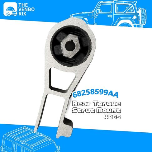 Engine Mounts & Transmission Mount 4PCS Fit for Jeep Renegade 2015 2016 2017 2018 2019 2020 & Fiat 500X 2016-2018 OE Num: 68363996AA, 68363755AA, 68258599AA, 68363756AA Venborix Drive in Saudi Arabia