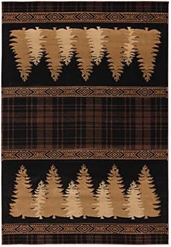 Cabin Bear and Moose Hearth Rug in Saudi Arabia