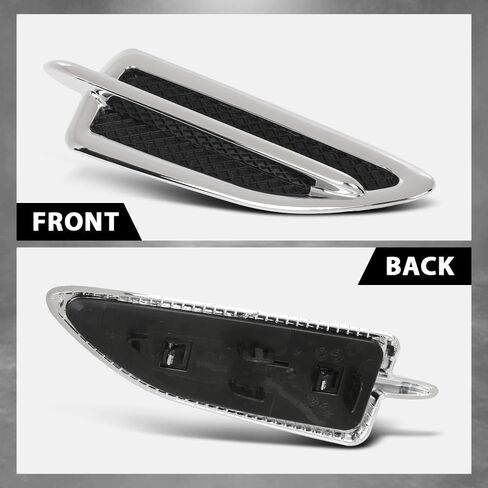 GRAND ORANGE Fender Vent Insert Molding Trim Left Driver Side Compatible with Ford Escape 2013-2015 FO1266100, CJ5Z16228AA Chrome Fender Trim Moulding in Saudi Arabia