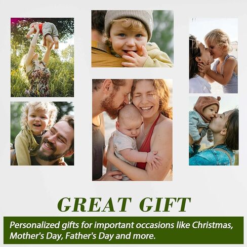 FOSOQIB Canvas Prints with Your Photos with Vivid Color - Canvas Prints As Special Occasion Personalized Gifts - Custom Canvas for Wall Art - Canvas Pictures Custom with Frame (6" W x 8" H) in Saudi Arabia