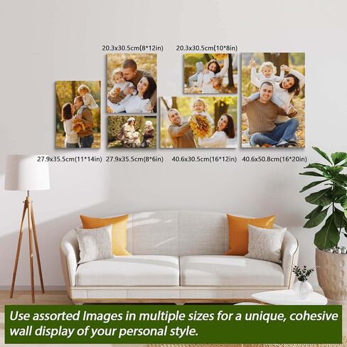 FOSOQIB Canvas Prints with Your Photos with Vivid Color - Canvas Prints As Special Occasion Personalized Gifts - Custom Canvas for Wall Art - Canvas Pictures Custom with Frame (6" W x 8" H) in Saudi Arabia
