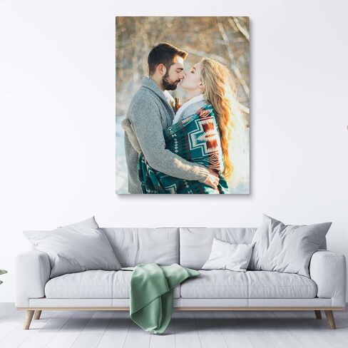 FOSOQIB Canvas Prints with Your Photos with Vivid Color - Canvas Prints As Special Occasion Personalized Gifts - Custom Canvas for Wall Art - Canvas Pictures Custom with Frame (6" W x 8" H) in Saudi Arabia