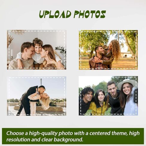 FOSOQIB Canvas Prints with Your Photos with Vivid Color - Canvas Prints As Special Occasion Personalized Gifts - Custom Canvas for Wall Art - Canvas Pictures Custom with Frame (6" W x 8" H) in Saudi Arabia