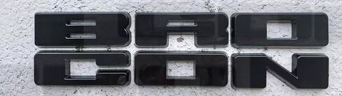 استبدال ديكور السيارات ثلاثي الأبعاد للباب الخلفي من Bronco Tailgate ، مجموعة من 3 ABS من البلاستيك (أسود غير لامع) in Kuwait