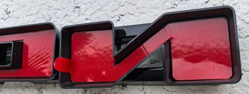استبدال ديكور السيارات ثلاثي الأبعاد للباب الخلفي من Bronco Tailgate ، مجموعة من 3 ABS من البلاستيك (أسود غير لامع) in Kuwait