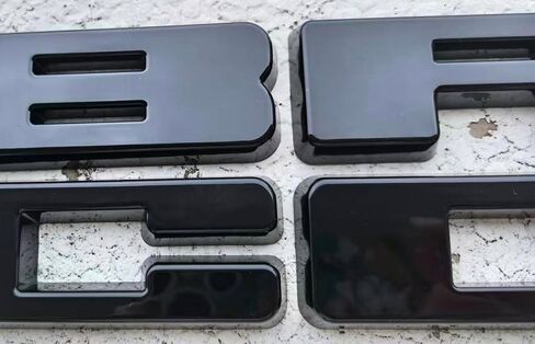 استبدال ديكور السيارات ثلاثي الأبعاد للباب الخلفي من Bronco Tailgate ، مجموعة من 3 ABS من البلاستيك (أسود غير لامع) in Kuwait