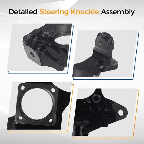 PAROD 698016 Front Right Steering Knuckle Assembly Fit for 2001-13 Chevy Avalanche Silverado Suburban 1500 2500 3500 HD Classic/GMC Sierra 1500 2500 3500 HD Classic Yukon XL 2500, 2003-09 Hummer H2 in Saudi Arabia