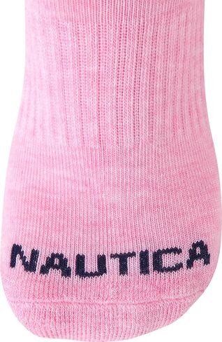 جوارب Nautica النسائية - جوارب رياضية مبطنة بقصة ربع (6 قطع) in Saudi Arabia