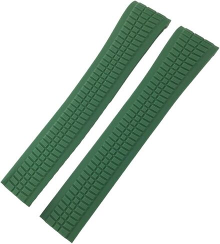 Rubber Strap Metal Pin 21mm Watch Band Fit For PATEK 5167A 5167R AQUANAUT Philippe PP Brown Waterproof Bracelets in Saudi Arabia
