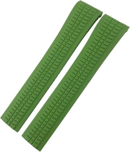 Rubber Strap Metal Pin 21mm Watch Band Fit For PATEK 5167A 5167R AQUANAUT Philippe PP Brown Waterproof Bracelets in Saudi Arabia